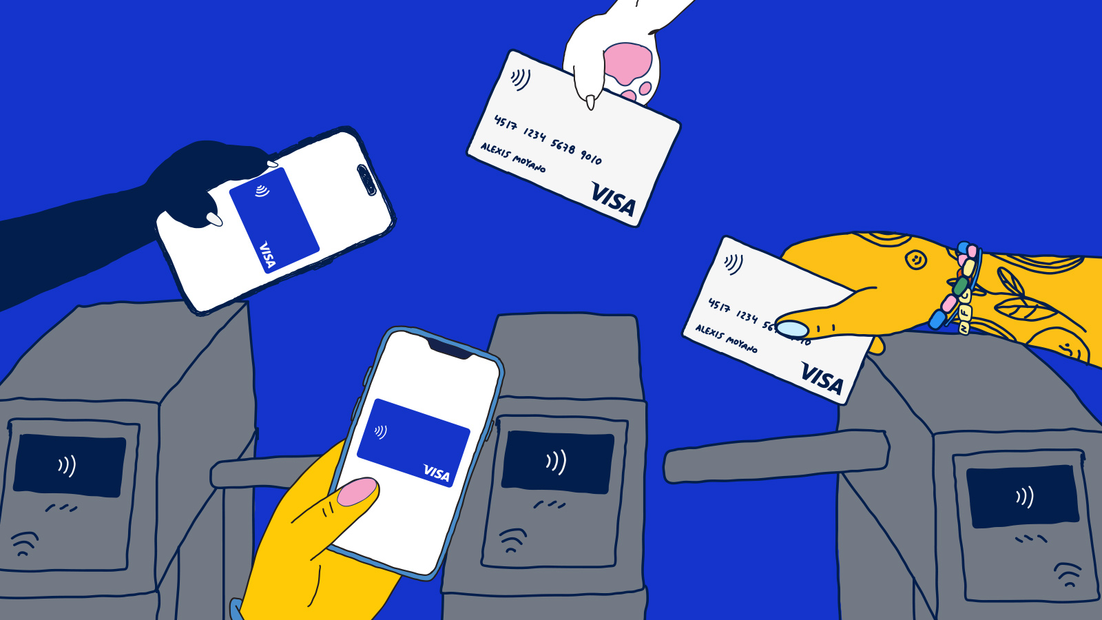 Promoción NFC y Contactless Visa en el subte de Buenos Aires